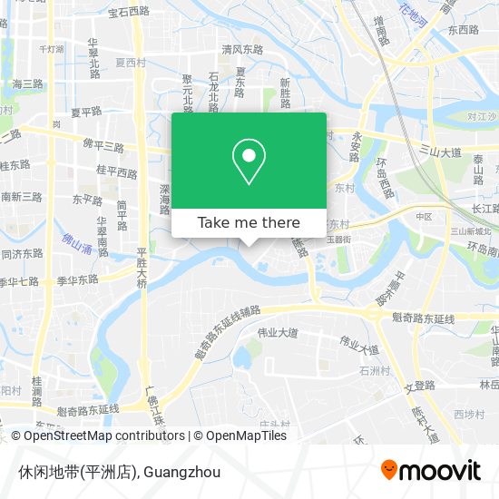 休闲地带(平洲店) map
