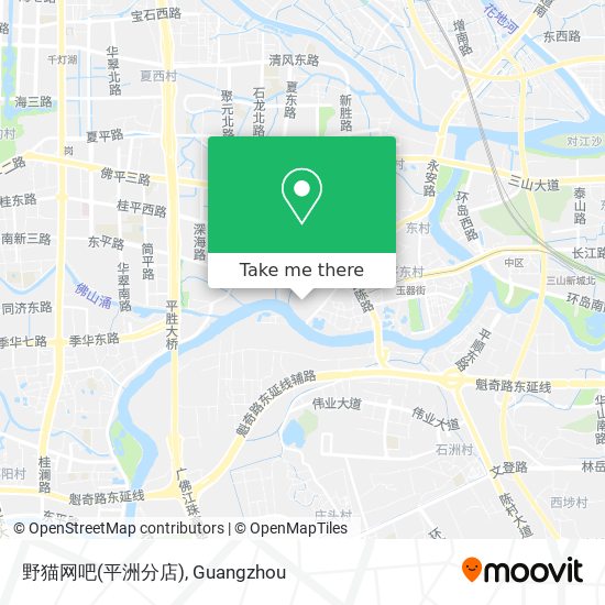 野猫网吧(平洲分店) map