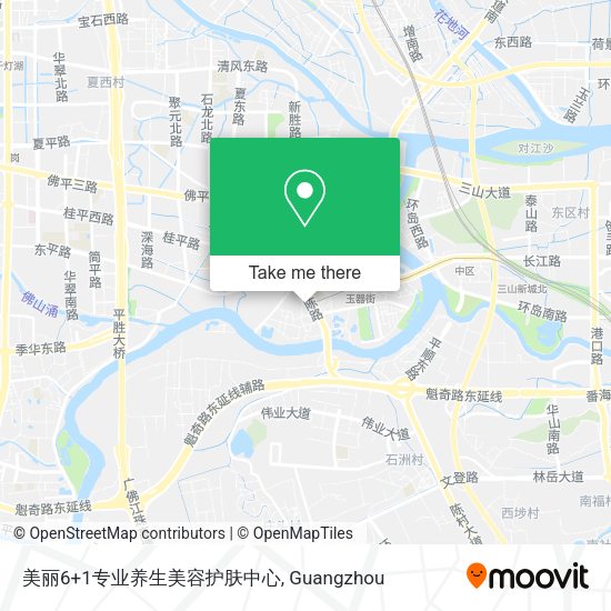 美丽6+1专业养生美容护肤中心 map