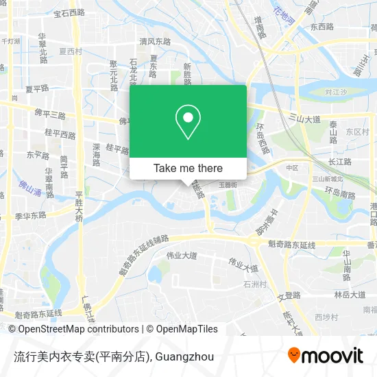流行美内衣专卖(平南分店) map