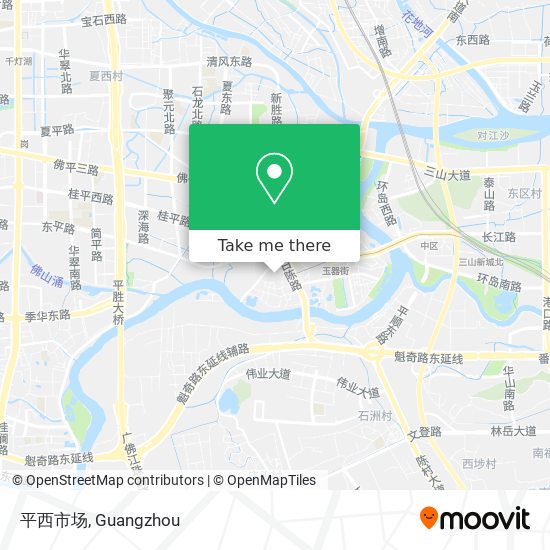 平西市场 map