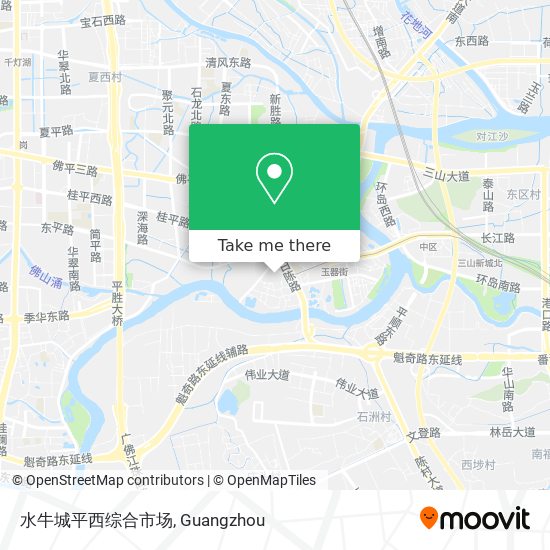 水牛城平西综合市场 map