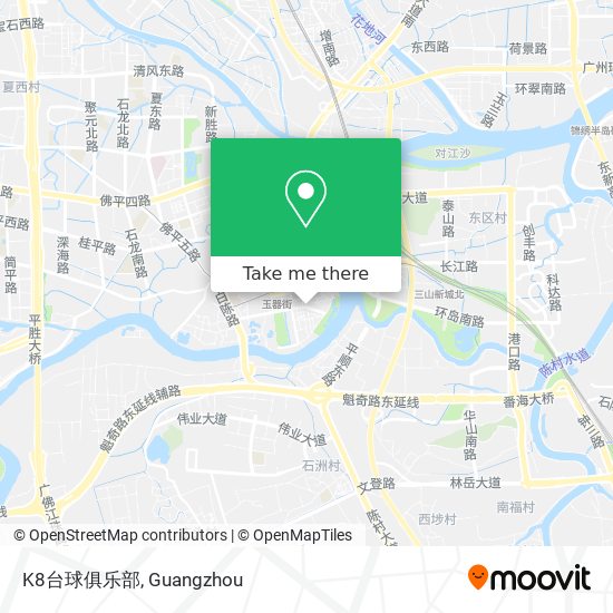 K8台球俱乐部 map