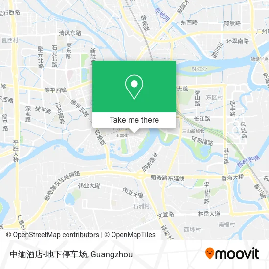 中缅酒店-地下停车场 map