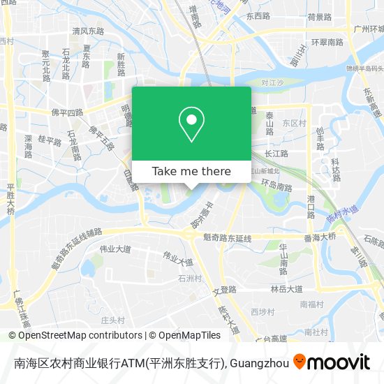 南海区农村商业银行ATM(平洲东胜支行) map