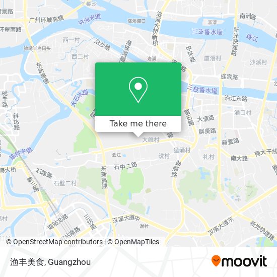 渔丰美食 map