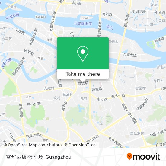 富华酒店-停车场 map
