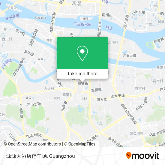 源源大酒店停车场 map