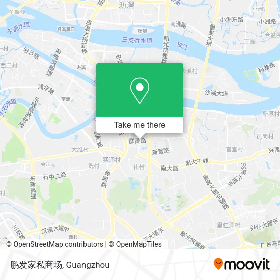鹏发家私商场 map