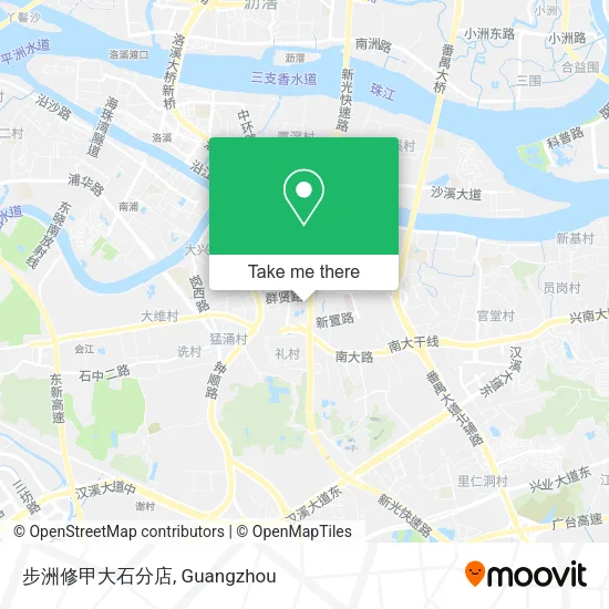 步洲修甲大石分店 map
