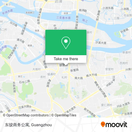 东骏商务公寓 map