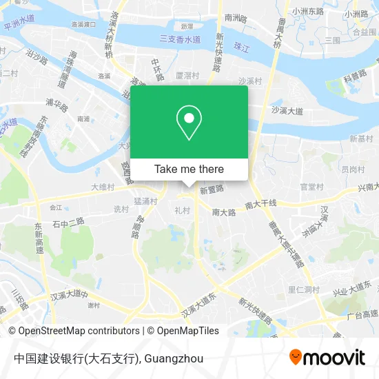 中国建设银行(大石支行) map