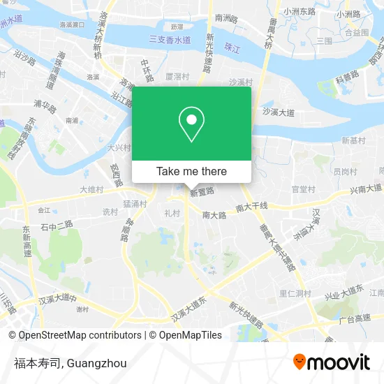 福本寿司 map