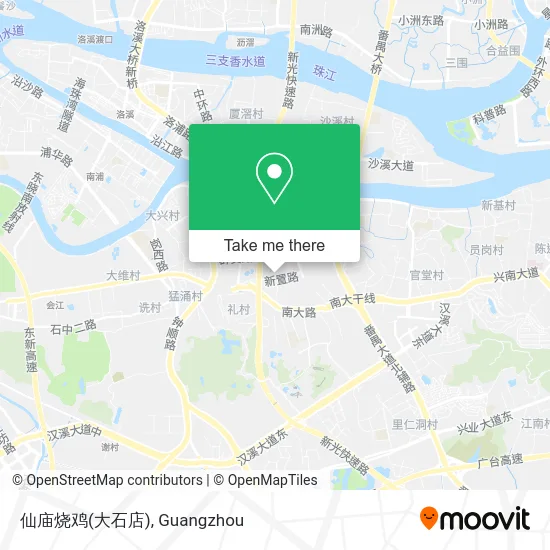 仙庙烧鸡(大石店) map