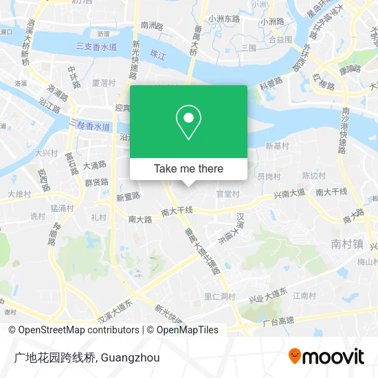 广地花园跨线桥 map