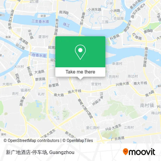 新广地酒店-停车场 map