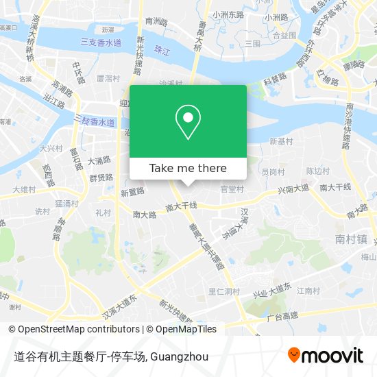 道谷有机主题餐厅-停车场 map