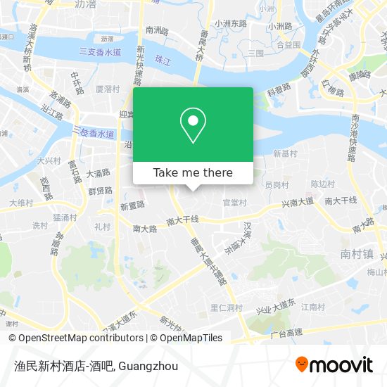 渔民新村酒店-酒吧 map