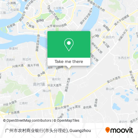 广州市农村商业银行(市头分理处) map