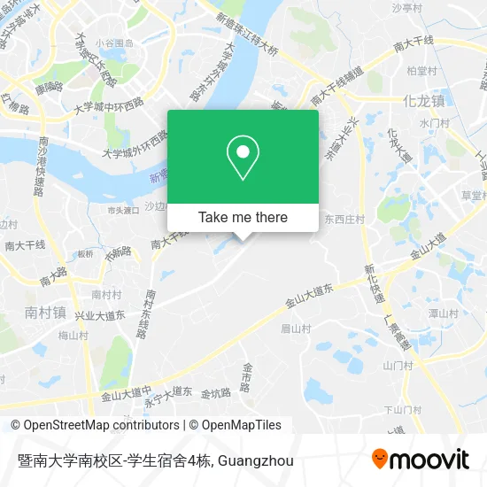 暨南大学南校区-学生宿舍4栋 map