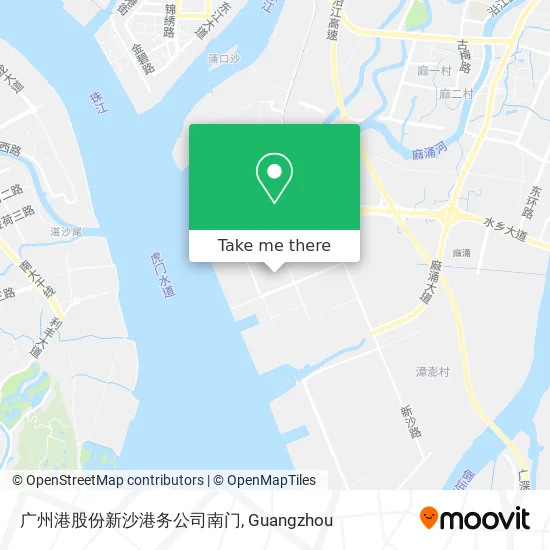 广州港股份新沙港务公司南门 map