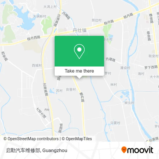 启勤汽车维修部 map