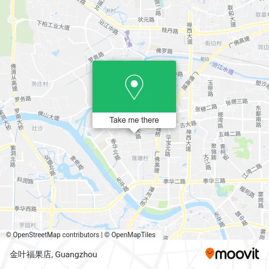 金叶福果店 map