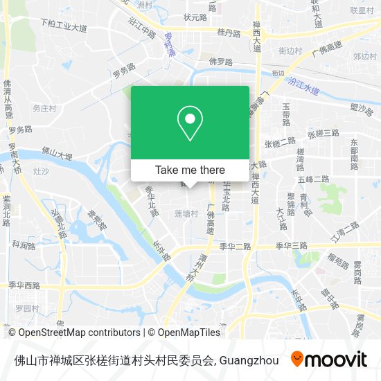 佛山市禅城区张槎街道村头村民委员会 map
