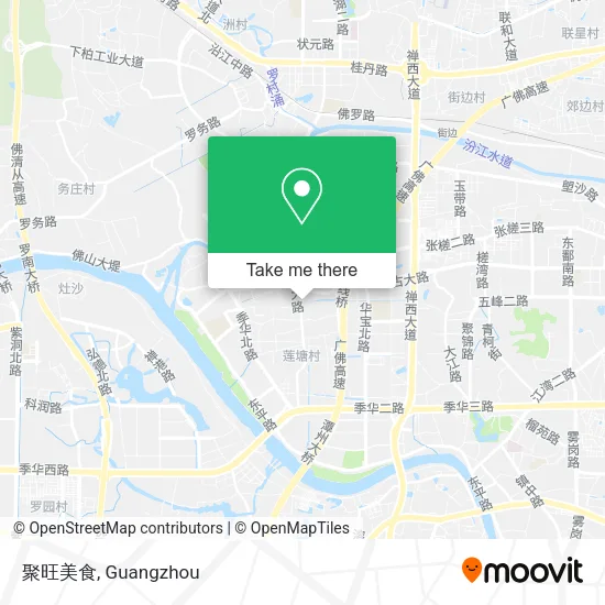 聚旺美食 map
