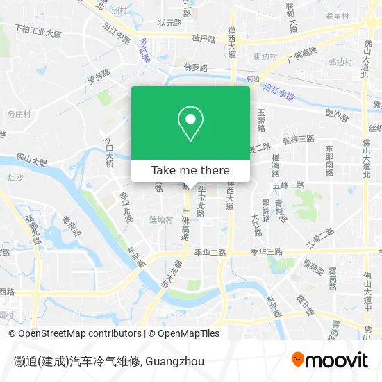 灏通(建成)汽车冷气维修 map