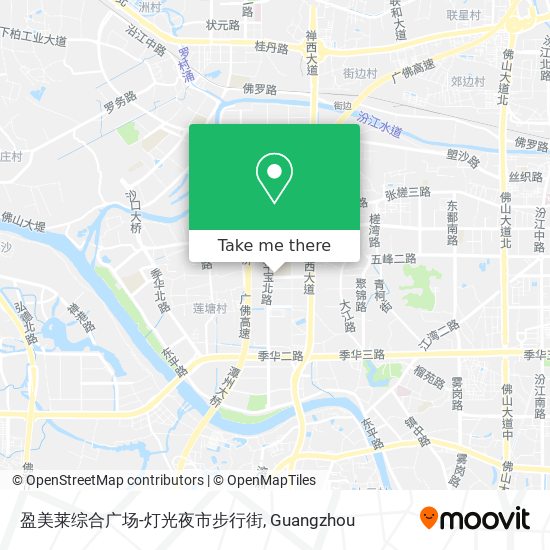 盈美莱综合广场-灯光夜市步行街 map
