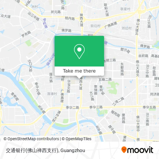 交通银行(佛山禅西支行) map