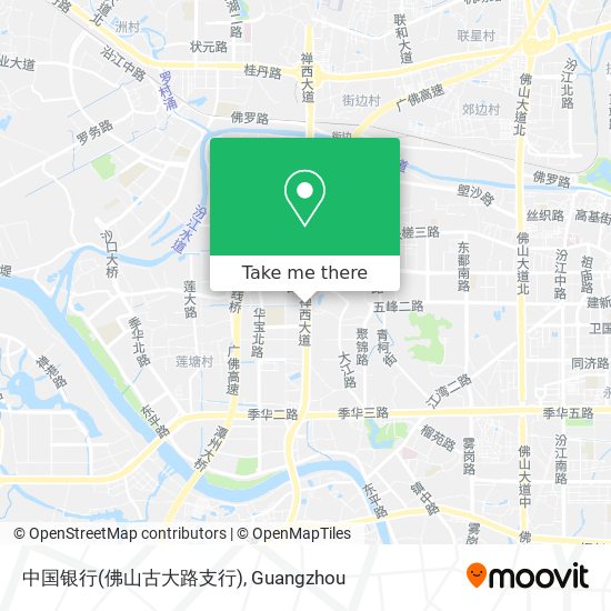 中国银行(佛山古大路支行) map