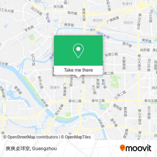 爽爽桌球室 map