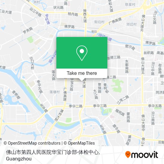 佛山市第四人民医院华宝门诊部-体检中心 map
