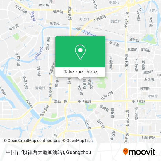 中国石化(禅西大道加油站) map
