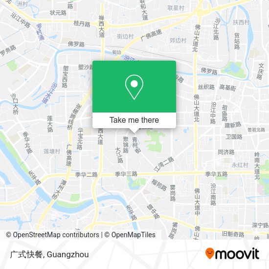 广式快餐 map