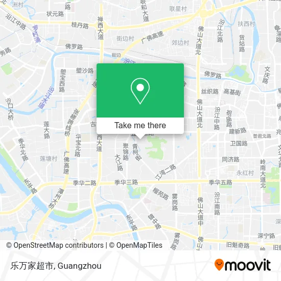 乐万家超市 map