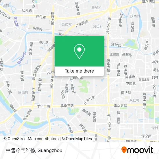 中雪冷气维修 map
