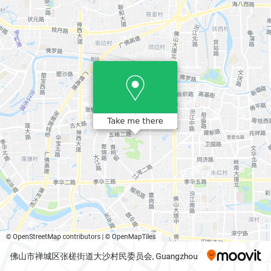 佛山市禅城区张槎街道大沙村民委员会 map