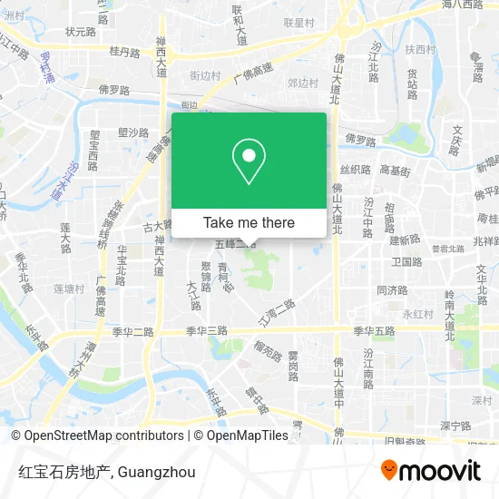 红宝石房地产 map