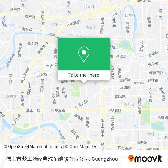 佛山市梦工场经典汽车维修有限公司 map