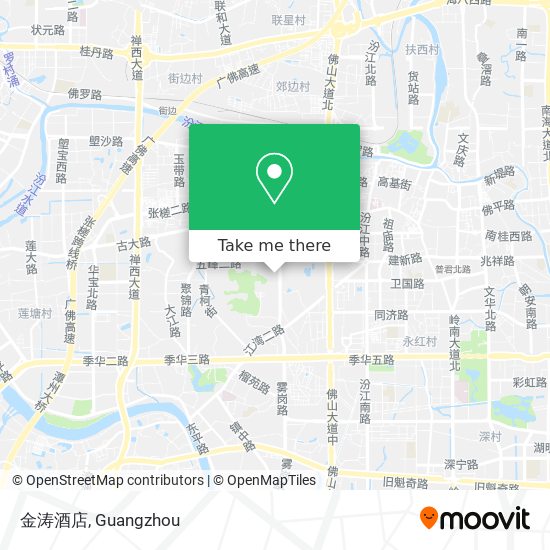 金涛酒店 map