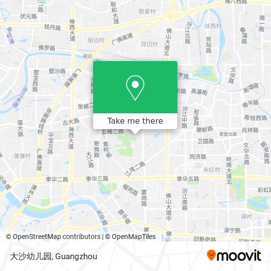 大沙幼儿园 map