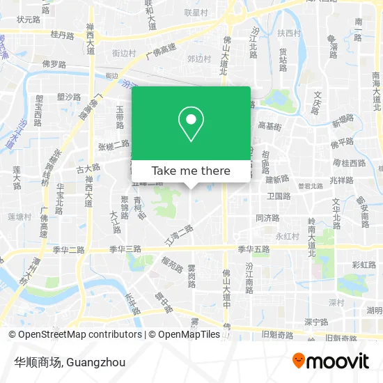 华顺商场 map