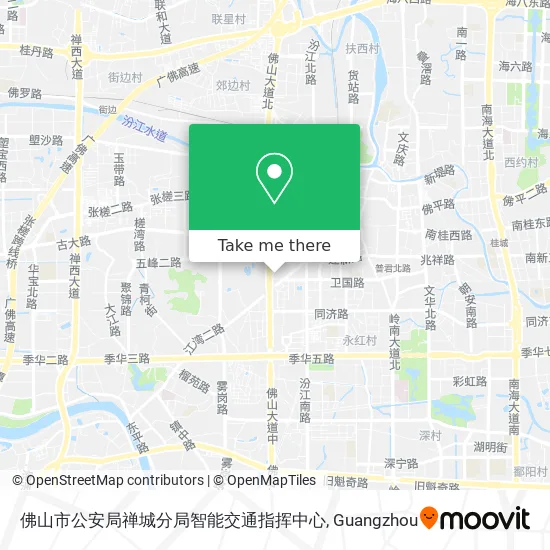 佛山市公安局禅城分局智能交通指挥中心 map