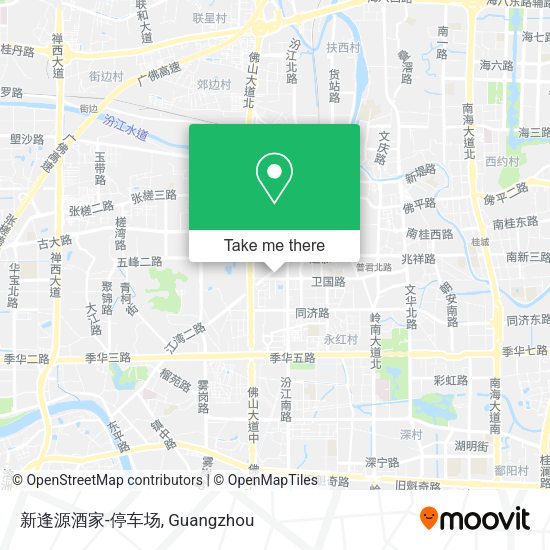 新逢源酒家-停车场 map