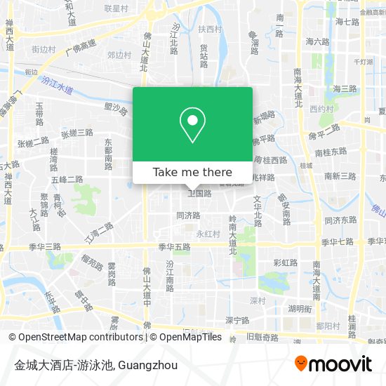 金城大酒店-游泳池 map