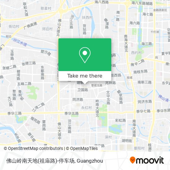 佛山岭南天地(祖庙路)-停车场 map