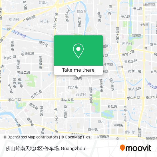 佛山岭南天地C区-停车场 map